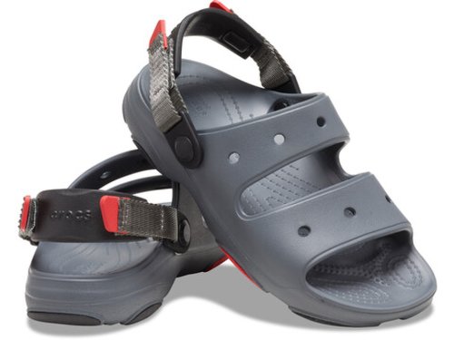 Incaltaminte fete crocs classic all-terrain sandal (little kidbig kid) slate grey