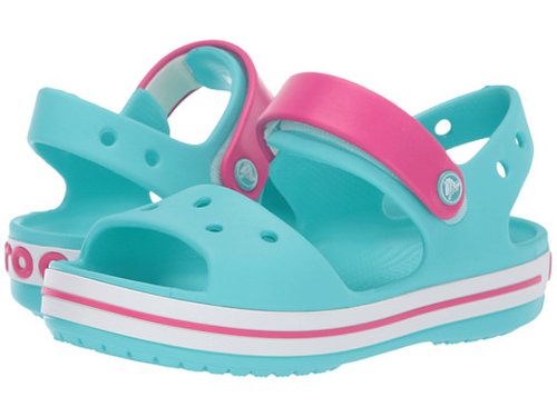 Incaltaminte fete crocs crocband sandal (toddlerlittle kid) poolcandy pink