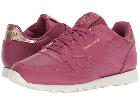 Incaltaminte fete reebok classic leather (big kid) twisted berry