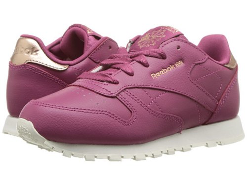 Incaltaminte fete reebok classic leather (little kid) twisted berry
