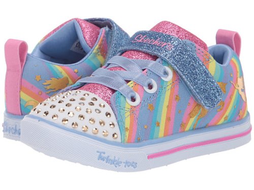 Incaltaminte fete skechers twinkle toes sparkle lite magical rainbows 20275n (toddler) light bluemulti