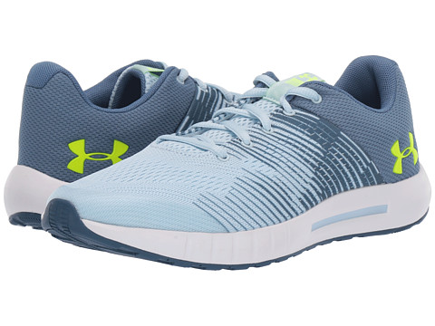 Incaltaminte fete under armour ua ggs pursuit ng (big kid) coded bluethunderhigh-vis yellow