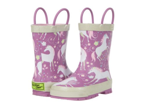 Incaltaminte fete western chief kids fancy horse rain boots (toddlerlittle kidbig kid) lilac