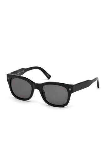 Ochelari barbati ermenegildo zegna 52mm square sunglasses sblksmk