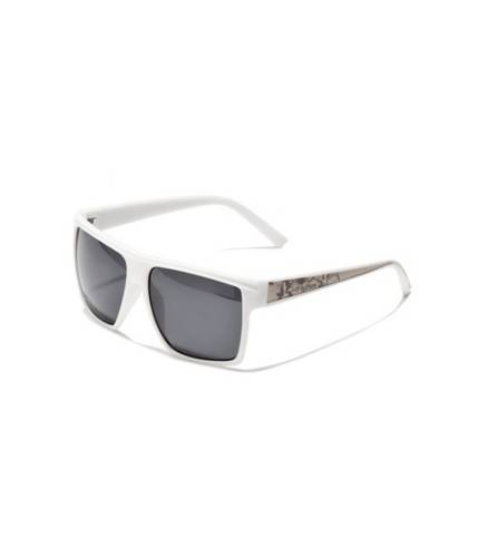 Ochelari barbati guess graphic plastic square sunglasses white
