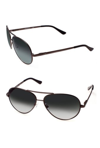 Ochelari femei aqs sunglasses aviator ii matte gray sunglasses dark brown