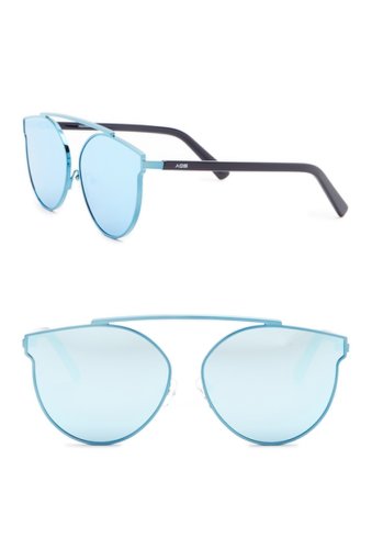 Ochelari femei aqs sunglasses ivy 62mm aviator sunglasses blue-navyice