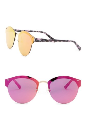 Ochelari femei aqs sunglasses lolli 64mm modifiied cat eye sunglasses goldpurple-multifuchsia