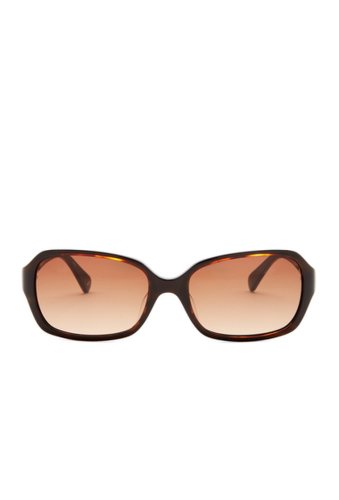 Ochelari femei diane von furstenberg 56mm lisette rectangle sunglasses tobacco