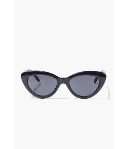 Ochelari femei forever21 opaque cat-eye sunglasses black