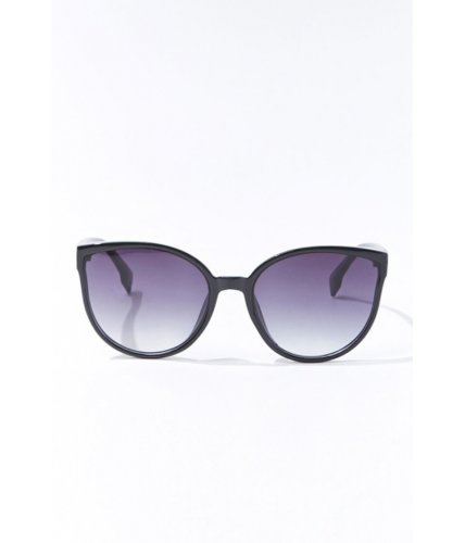 Ochelari femei forever21 round gradient sunglasses blackgrey