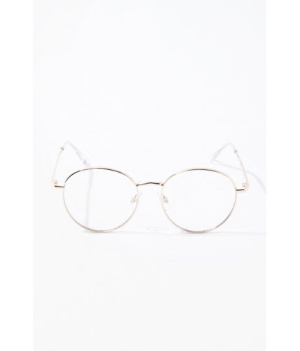 Ochelari femei forever21 round reader glasses goldclear