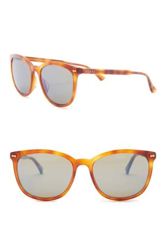 Ochelari femei gucci 59mm square sunglasses havana-havana-blue