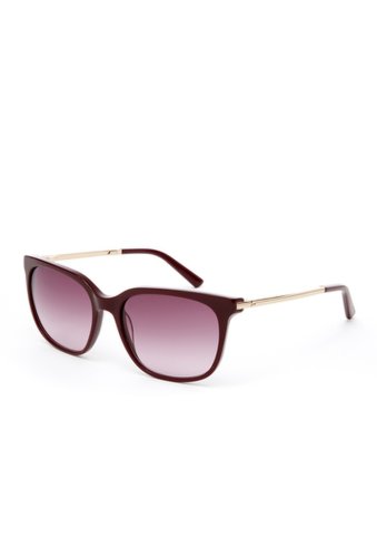 Ochelari femei ted baker london 55mm square basic sunglasses burgundy