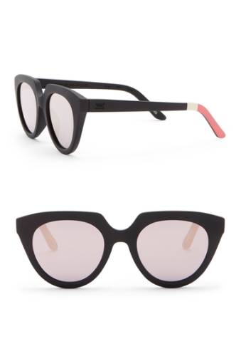 Ochelari femei toms 50mm lourdes cat eye sunglasses black