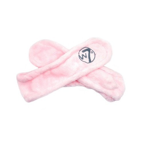 Bentita cosmetica pentru machiaj si demachiere, w7, twisted bunny headband, roz