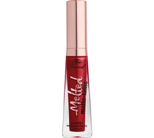 Ruj de buze lichid too faced melted matte-tallic nuanta bitch, i`m too faced