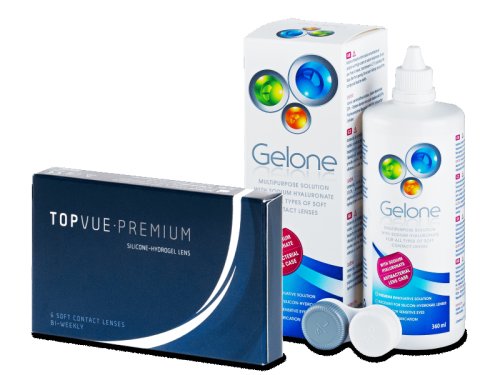 Premium (6 lentile) + soluție gelone 360 ml