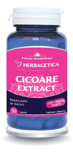 Cicoare extract, 30 capsule, herbagetica