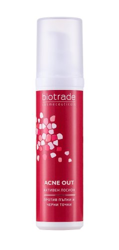 Lotiune activa pentru acnee acne out, 60ml, biotrade