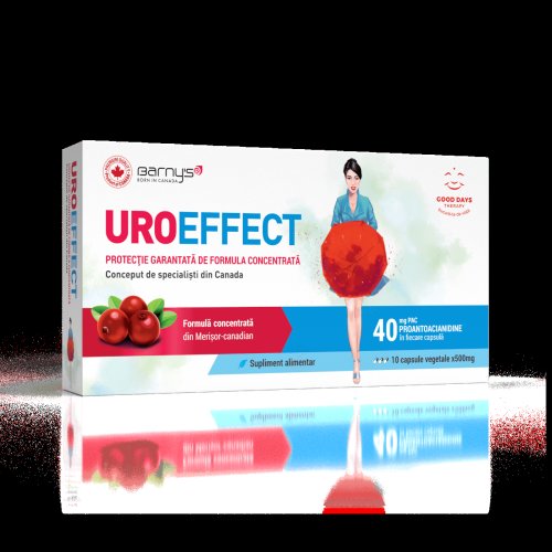 Uroeffect urgent, 10 capsule vegetale, good days therapy