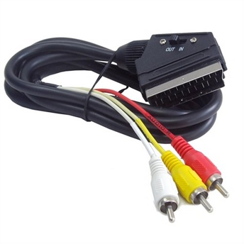 Cablu 3 x rca la scart gembird ccv-519-001 negru