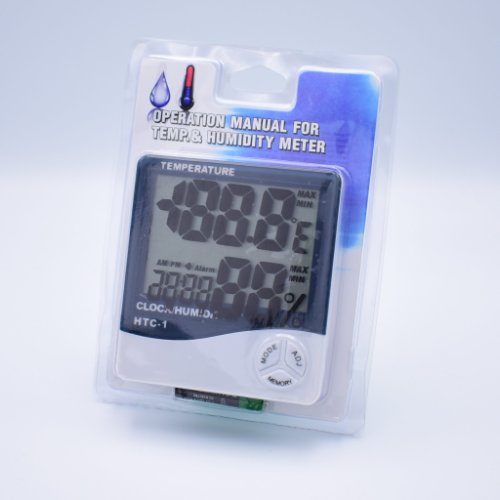 Ceas electronic cu higrometru si termometru ,am/pm,alarma – htc-1