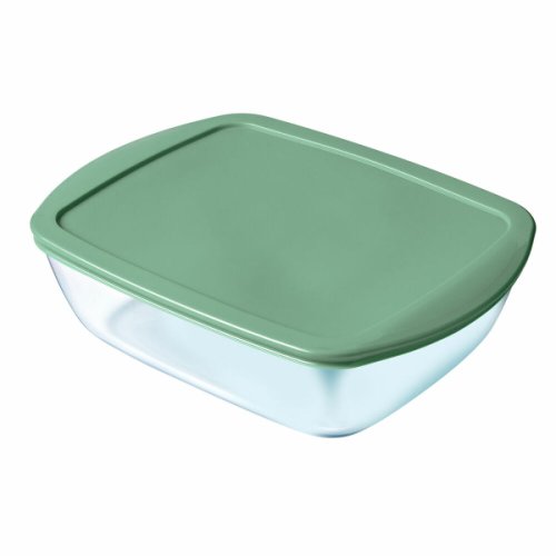 Cutie pentru prânz pyrex cook & store geam verde (0,4 l)