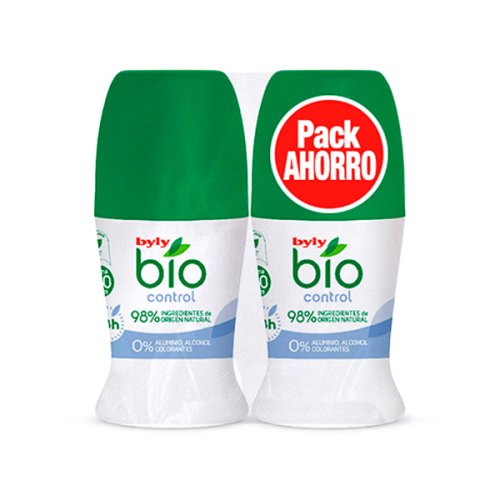 Deodorant roll-on bio natural 0% byly (2 pcs)