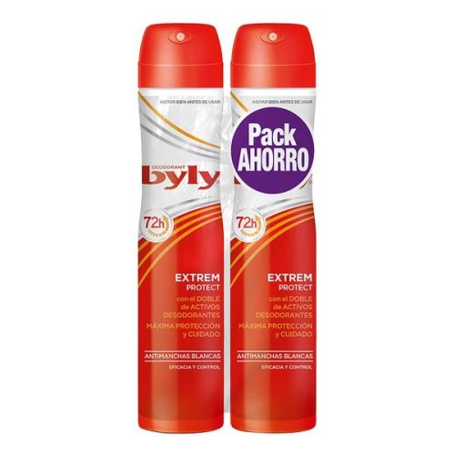 Deodorant spray extrem protect byly (2 uds)