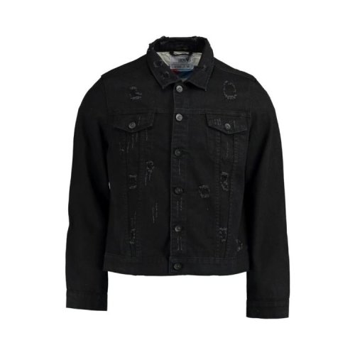 Jacheta blugi pentru barbati, marca hailys, culoare negru, cod wj-m180101490001