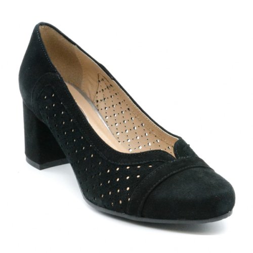 Pantofi eleganti dama, beatrixx, din piele naturala, negri, cod 1213