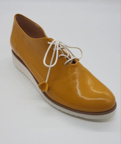 Pantofi eleganti dama, beatrixx, piele naturala, cod 1608-03, galben