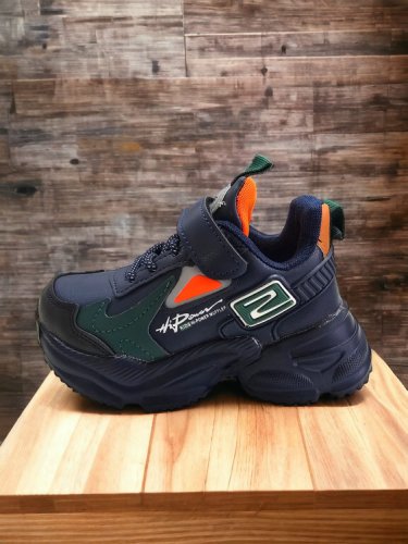 Pantofi sport băieți bleumarin /verde