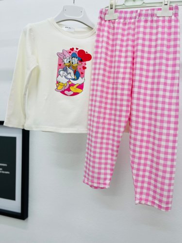 Pijama copil cu imprimeu love