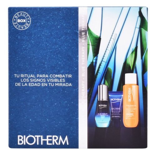 Set de cosmetică femei blue therapy eye serum biotherm (3 pcs)