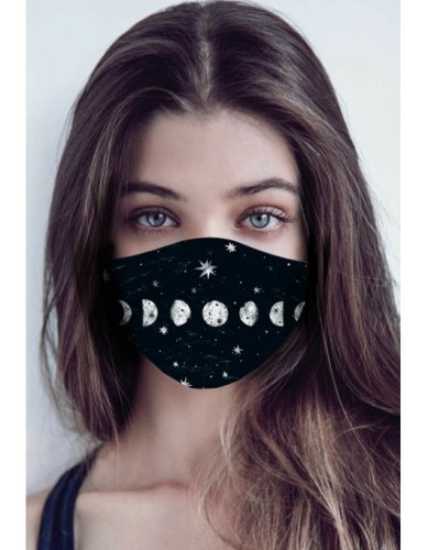 Phases of the moon mask