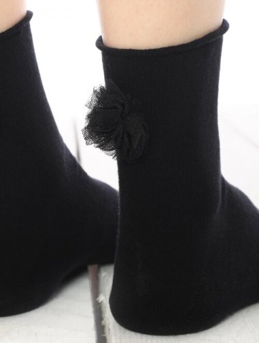 Sosete cu accesoriu dantelat socks concept sc-1735