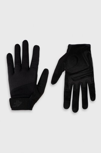 4f mănuși de ciclism culoarea negru