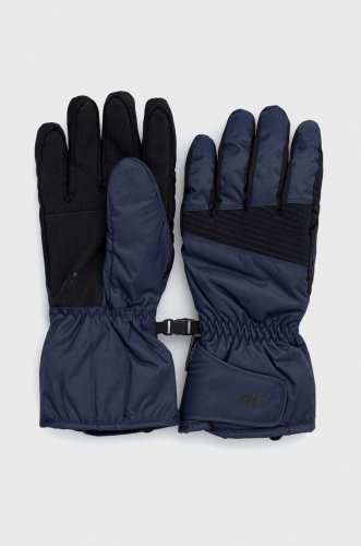 4f mănuși de schi culoarea albastru marin