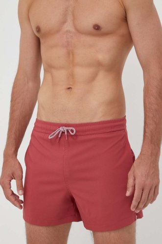 Abercrombie & fitch pantaloni scurti de baie culoarea rosu