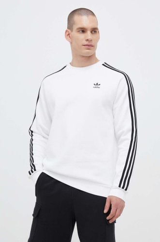 Adidas originals bluză barbati, culoarea alb, cu imprimeu ia4862-white