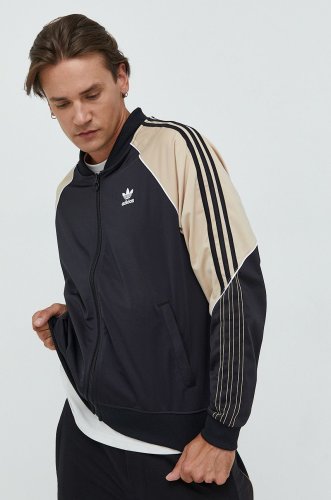 Adidas originals bluza barbati, culoarea negru, modelator