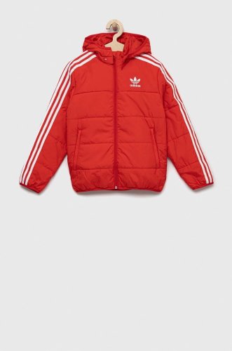 Adidas originals geaca copii culoarea rosu