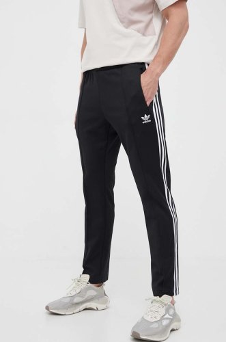 Adidas originals pantaloni de trening beckenbauer culoarea negru, cu imprimeu