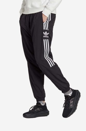 Adidas originals pantaloni de trening culoarea negru, cu imprimeu ia6355-black
