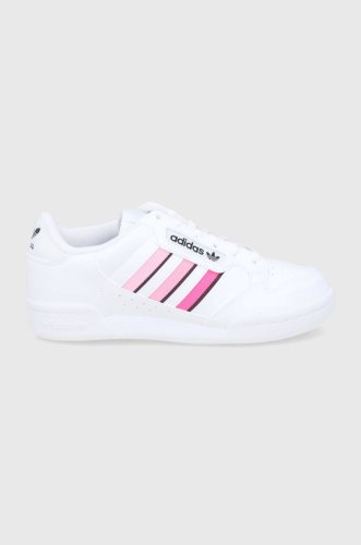 Adidas originals pantofi copii continental 80 culoarea alb