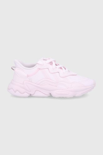 Adidas originals pantofi copii ozweego culoarea roz