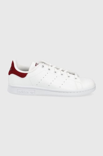 Adidas originals pantofi copii stan smith gx3157 culoarea alb