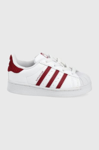 Adidas originals pantofi copii superstar gy3335 culoarea alb